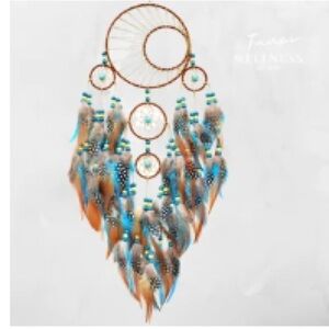 Bohemian Dreamcatcher with Feathers